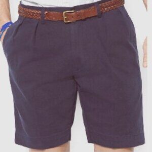 BNWT Polo Ralph Lauren 9" Classic-Fit Pleated Shorts (40) in navy